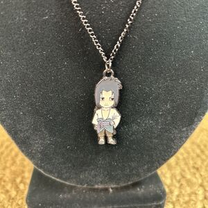 Uchiha Sasuke Naruto Shippuden Acrylic Pendant Necklace 2002